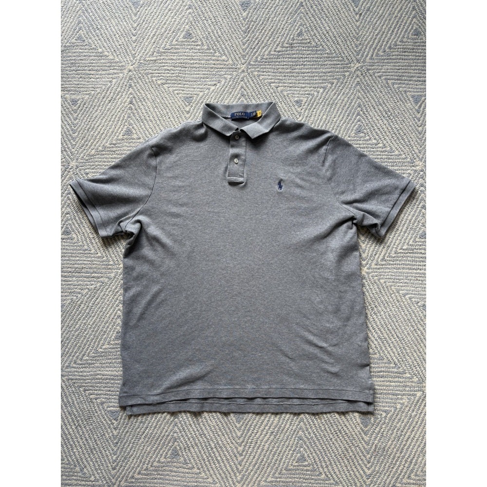 Polo Ralph Lauren Polo‎ Shirt - Gray/Blue - XL
